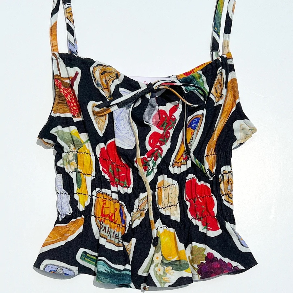 NWOT Lisa Says Gah Alessandra Top